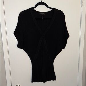 Buffalo David Bitton Women's Black V-Neck Sweater